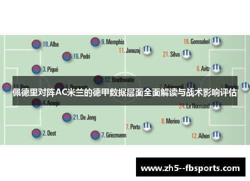 佩德里对阵AC米兰的德甲数据层面全面解读与战术影响评估 佩德里对阵AC米兰的德甲数据层面全面解读与战术影响评估